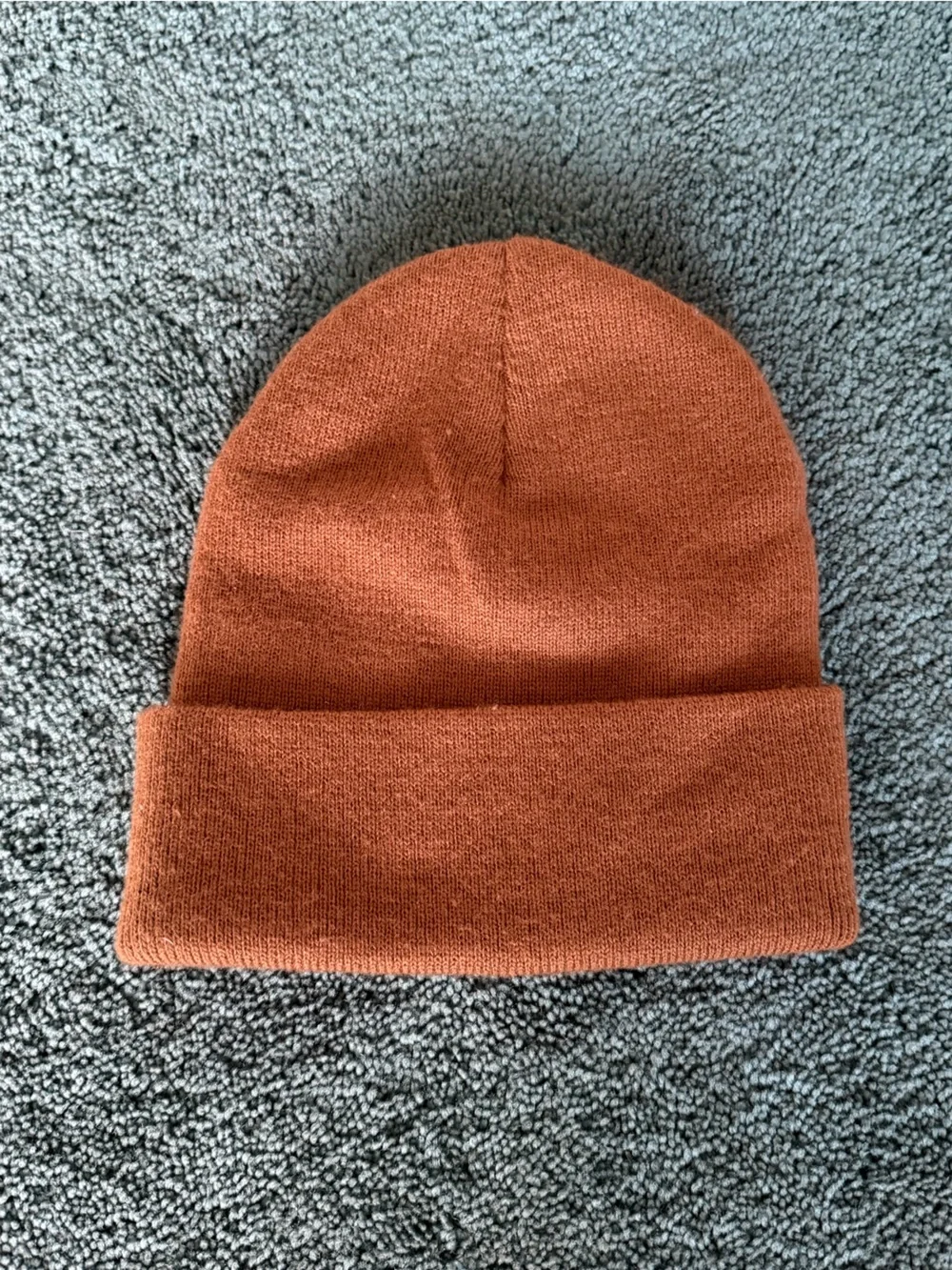 Carhartt Youth Brown Cuffed Beanie with Logo Patch